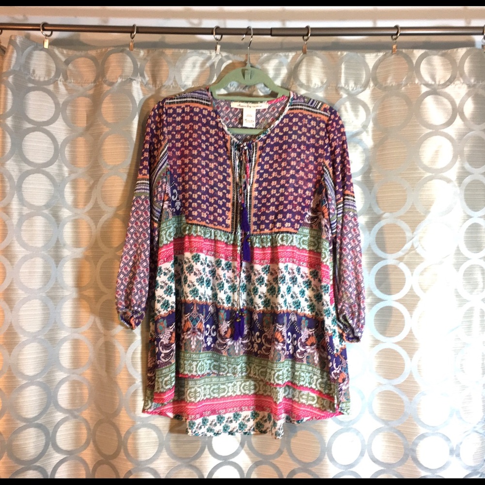 American Rag Peasant Blouse Small NWT $49